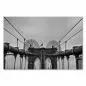 Preview: Brooklyn Bridge (New York City), kontrastreiche Schwarz-Weiß-Fotografie.