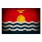 Preview: Kiribati Flagge - Sonne über Wellen: Die Sonne symbolisiert die Lage am Äquator, die Wellen den Pazifik.