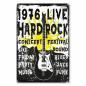 Preview: Vintage Konzertposter: Gitarre & Schriftzug "1976 Live Hardrock Concept Festival".