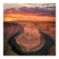 Preview: Luftaufnahme: Horseshoe Bend (Grand Canyon), Colorado River, Sonnenuntergang.