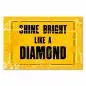 Preview: "Shine bright like a diamond" - ein inspirierendes Vintage-Poster für mehr Selbstvertrauen und Ausstrahlung.