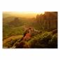 Preview: Kloster auf Felsen, Meteora (Griechenland), Sonnenuntergang, mystische Stimmung.