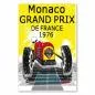 Preview: Ein Skelett rast in einem Rennwagen beim legendären Monaco Grand Prix de France 1976.