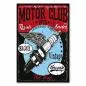 Preview: Zündkerze & Flügel, Schriftzug "Motor Club New York 1976" - Vintage Design.