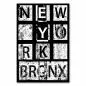 Preview: Der Name "New York Bronx" im Used-Look.