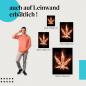 Preview: "Cannabisblatt" Leinwand. Achtung, hier bitte rechtliche Vorgaben beachten! Eventuell Alternative nötig!