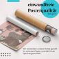 Preview: Gerolltes Poster "Bär & Post". Freundschaft & Post, sicher verpackt.