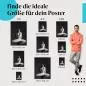 Preview: Anmutige Bewegungen: Ballett Poster "Eleganz" mit weit aufgefächertes Tutu