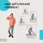 Preview: "Balletttänzerin Dehnung" Leinwandbild. Finde die ideale Größe für dein Zuhause & setze Akzente mit Kunst!