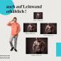 Preview: Bodybuilder: Leinwandbild. Muskeln.