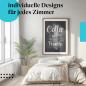 Preview: Schlafzimmer Deko: Kaffee-Genuss mit "Motivation-Poster"