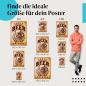 Preview: Wähle die ideale Postergröße: Craft Beer Brauerei: Rustikales Bild mit Bierkrug, "Craft Beer Brewery".