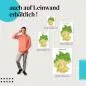 Preview: Leinwandbild "Deutschlandkarte": Praktisch & dekorativ zugleich