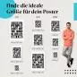 Preview: "Erfolgreiche Menschen...": Motivationsposter mit inspirierender Botschaft