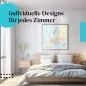 Preview: Schlafzimmer Deko: Modernes Schlafzimmer mit "Europakarte" Poster. Dekorativ & lehrreich.