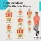 Preview: "Every Exit is a Start": Motivations Poster - Jedes Ende ist ein neuer Anfang