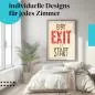 Preview: Motivations Poster: "Neustart" - Spruch "Every Exit is a Start"