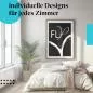 Preview: Schlafzimmer Deko: Eleganz mit "Fly" Kalligrafie