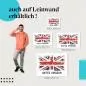 Preview: "Union Jack Used-Look" Leinwandbild: verschiedene Größen - für deine persönliche Wandgestaltung - God Save the Queen!