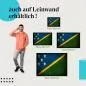 Preview: "Salomonen Flagge" Leinwand. Ideale Größe für dein Zuhause, setze Akzente mit Kunst!