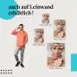 Preview: Frau mit Schlange: Leinwandbild. Blond, faszinierend.