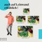 Preview: Aromatische Kräuter: Leinwandbild. Frische Kräuter, Zitrone & Radieschen. Wähle deine Größe!