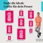 Preview: Erreiche deine Ziele: Poster "Glaube an dich" - Motivation & Inspiration