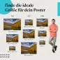 Preview: "Herbstliche Spiegelung am See": Poster - Farben, Landschaft & Natur