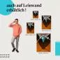 Preview: Leinwandbild "Spiegelbild": Ein Spiel aus Farben & Formen