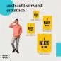 Preview: Leinwandbild "Ich glaube an mich": Motivation & Inspiration