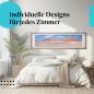 Preview: Schlafzimmer Deko: Modernes Schlafzimmer mit "Atacamawüste" Poster. Die Schönheit der Wüste.