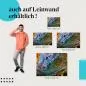 Preview: "Leguan" Leinwandbild. Finde die ideale Größe für dein modernes Zuhause & setze Akzente mit Kunst!