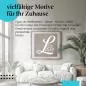 Preview: Leinwandbild "Live Laugh Love": Schriftzug, Vintage - Erinnerung an die wichtigen Dinge.