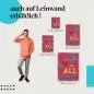 Preview: "Love is all you need" Leinwandbild. Finde die ideale Größe für dein Zuhause & setze Akzente mit Kunst!