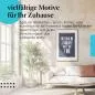 Preview: Stylisches Leinwandbild: Motivationsspruch zum Durchhalten und zur Verwirklichung eigener Ziele.