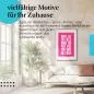 Preview: Stylisches Leinwandbild: Motivationsspruch zu einer positiven Lebenseinstellung.