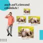 Preview: Leinwandbild "Nashorn im Schlamm": Natur & Wildlife