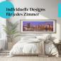 Preview: Schlafzimmer Deko: "New York" Poster: Die Skyline bei Nacht - ein Hingucker.