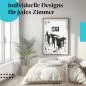 Preview: Schlafzimmer Deko: Moderne Kunst mit "New York Skyline" Poster