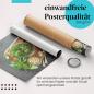 Preview: Gerolltes Poster "Pesto Genovese". Kulinarische Inspiration, sicher verpackt.