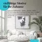 Preview: "Junge Frau": Poster - Portrait mit Farbspritzern - modern & kunstvoll.