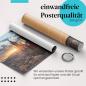 Preview: Gerolltes Poster "Prager Altstadt" - Prager Panorama, sicher verpackt.