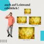 Preview: "Goldener Zauber der Pusteblumen" Leinwandbild: Die Magie des Frühlings auf Leinwand