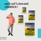 Preview: Leinwandbild "Goldenes Rapsfeld": Sommer & Idylle