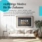 Preview: "Rock and Roll" Leinwandbild: Rockiges Design in Vintage-Optik auf dunklem Hintergrund.