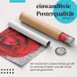 Preview: Gerolltes Poster "Rose mit Tautropfen" - Eleganz & Sinnlichkeit, sicher verpackt.