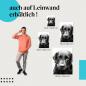 Preview: "Portrait eines Labradors" Leinwandbild. Finde die ideale Größe für dein Zuhause & setze Akzente mit Kunst!