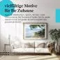 Preview: Stylisches Leinwandbild: Stille Wasser: Ruhiger See mit malerischer Bergkulisse.