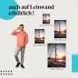 Preview: Leinwandbild "Sonnenuntergang im Hafen": Maritime Idylle & Ruhe