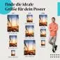 Preview: "Golden Hour": Poster - Segelboote, Hafen & magische Stimmung